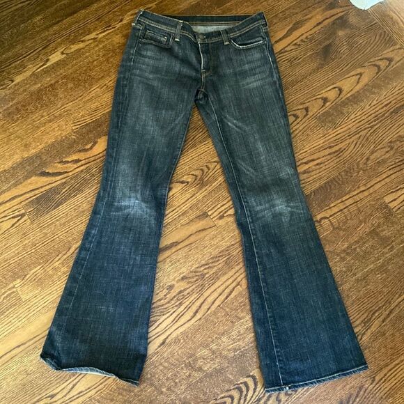 Citizens of Humanity by Jerome Dahan Size 28 Made in the USA. Black wash Bootleg - Picture 1 of 9
